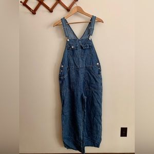 Vintage Cropped Overalls